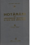 Hotarari al Guvernului Romaniei si alte acte normative 6 iunie 1999