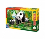 Super puzzle 35 piese - Animale salbatice, Ursi panda