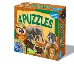 4 Puzzle - Animale salbatice