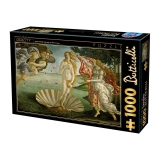 Puzzle 1000 piese Sandro Botticelli - The Birth of Venus / Nasterea lui Venus