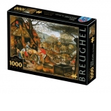 Puzzle 500 piese Pieter Brueghel - Autumn / Toamna