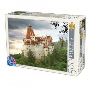 Puzzle 500 piese Peisaje de zi - Castelul Bran