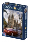 Puzzle 1000 piese Locuri Celebre - La Sagrada Familia, Barcelona