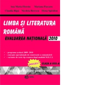 Evaluare Nationala Limba si Literatura Romana 2010