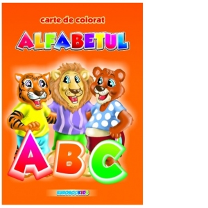 Alfabetul - carte de colorat (format B5)