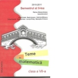 TEME DE MATEMATICA CLASA A VII-A SEMESTRUL AL II-LEA