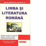 LIMBA SI LITERATURA ROMANA - BAC 2010. 100 de variante complete pentru proba scrisa rezolvate si explicate