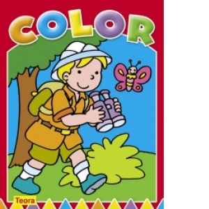Carte de colorat - explorator