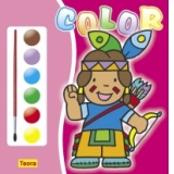 Carte de colorat 3 - contine acuarele si pensula