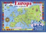 Europa - Carte cu puzzle