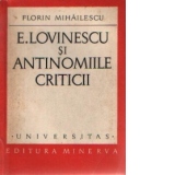 E. Lovinescu si antinomiile criticii
