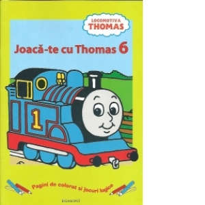 Joaca-te cu Thomas 6 - pagini de colorat si jocuri logice