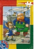 Mini puzzle 12 piese - Pinocchio