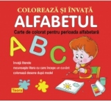 Coloreaza si invata alfabetul. Carte de colorat pentru perioada alfabetara