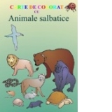 Carte de colorat cu Animale Salbatice