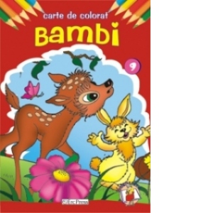 Bambi - carte de colorat (colectia Povestile bunicii, nr. 9)