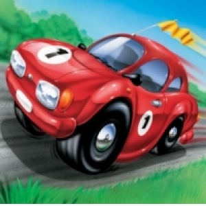 Puzzle vehicule 4 in 1 - 4, 6, 9, 16 piese