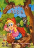 Scufita rosie (carte de citit si colorat) (format A4)