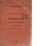 Introducere in sociologie - Note de curs, Partea I si a II-a - Editie revazuta si adaugita