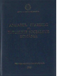 Anuarul statistic al Republicii Socialiste Romania - 1988