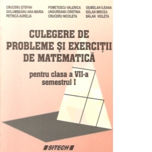 Culegere de probleme si exercitii de matematica pentru clasa a VII-a, semestrul I