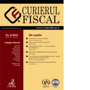 Curierul fiscal Nr.8/2010