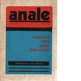 Anale - Matematica, Fizica, Chimie, Electrotehnica / Seria 1973
