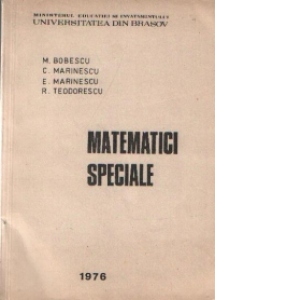 Matematici speciale
