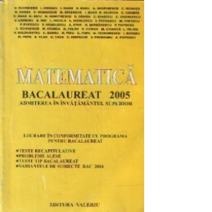 Matematica - Bacalaureat 2005 - Admiterea in invatamantul superior