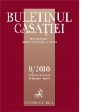 Buletinul Casatiei, Nr.8/2010