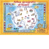 Atlas geografic al lumii - Carte cu puzzle