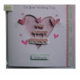 Felicitare hand made - On Your Wedding Day