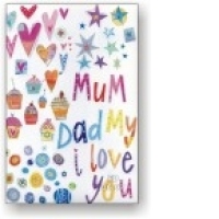 Felicitare Every Day (cod ED 36 07 - My Mum, My Dad - I love you)