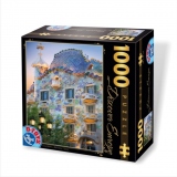 Puzzle 1000 piese Descopera Europa - Casa Batllo, Barcelona
