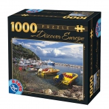 Puzzle 1000 piese - Descopera Europa - Corfu