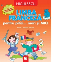 Limba franceza pentru pitici... mari si MICI: cu autocolante reutilizabile