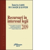 Recursuri in interesul legii 2009