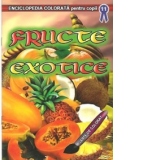 Fructe exotice - Carte de colorat