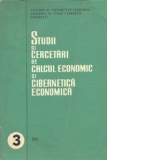 Studii si cercetari de calcul economic si cibernetica economica, Nr. 3 / 1973