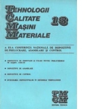 A III-a Conferinta Nationala de dispozitive de prelucrare, asambalare si control, TCMM nr.13