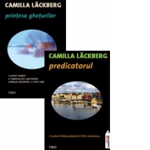Pachet promotional Camilla Lackberg (2 carti). Printesa gheturilor. Predicatorul