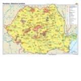 Harta Romania. Obiective turistice