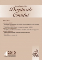 Noua Revista de Drepturile Omului, Nr. 4/2010