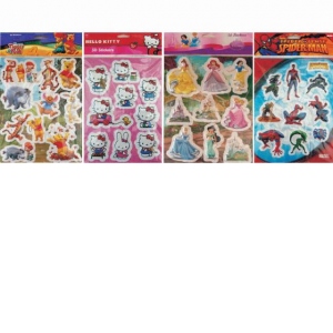 Set Sticker 3D mare, diverse modele Disney