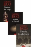 Pachet Promotional Umberto Eco (3 carti) : Cimitirul din Praga - Pendulul lui Foucault - Numele trandafirului(Editie noua)