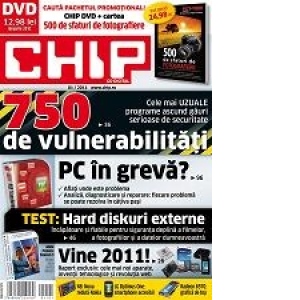 CHIP cu DVD - Ianuarie 2011