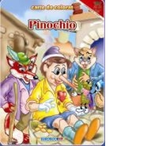 Pinochio - carte de colorat (format A4)