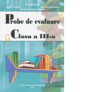 Probe de evaluare. Clasa a III-a