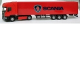 Macheta camion Scania R Topline cu semiremorca 1:50
