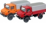 Macheta camion Unimog U4000 portocaliu 1:43